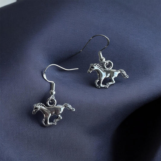 Mustang Horse | Cowgirl Earrings | Western Statement Earrings