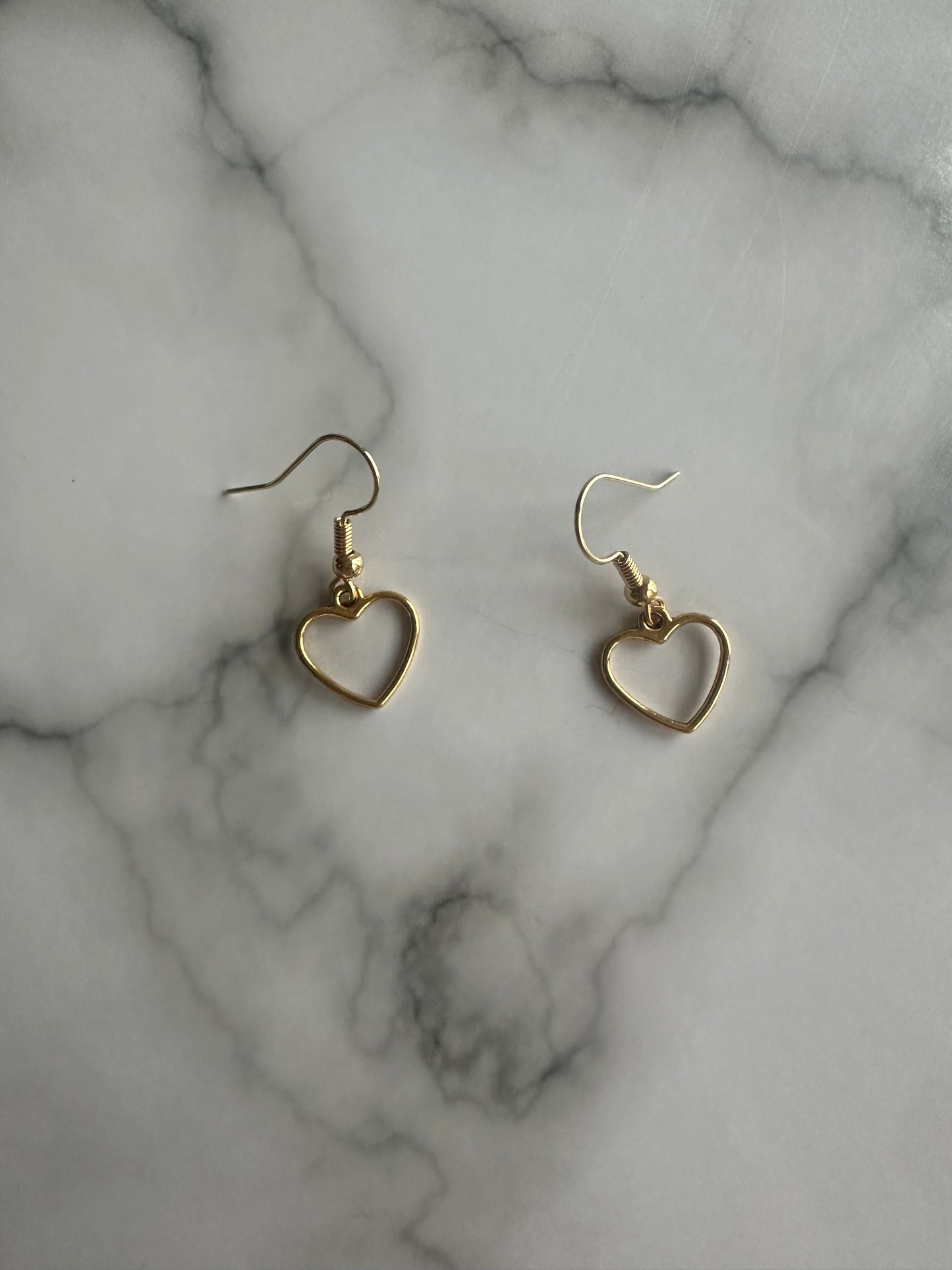 Heart Outline Earrings