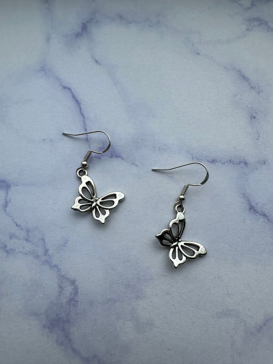 Butterfly Outline Earrings