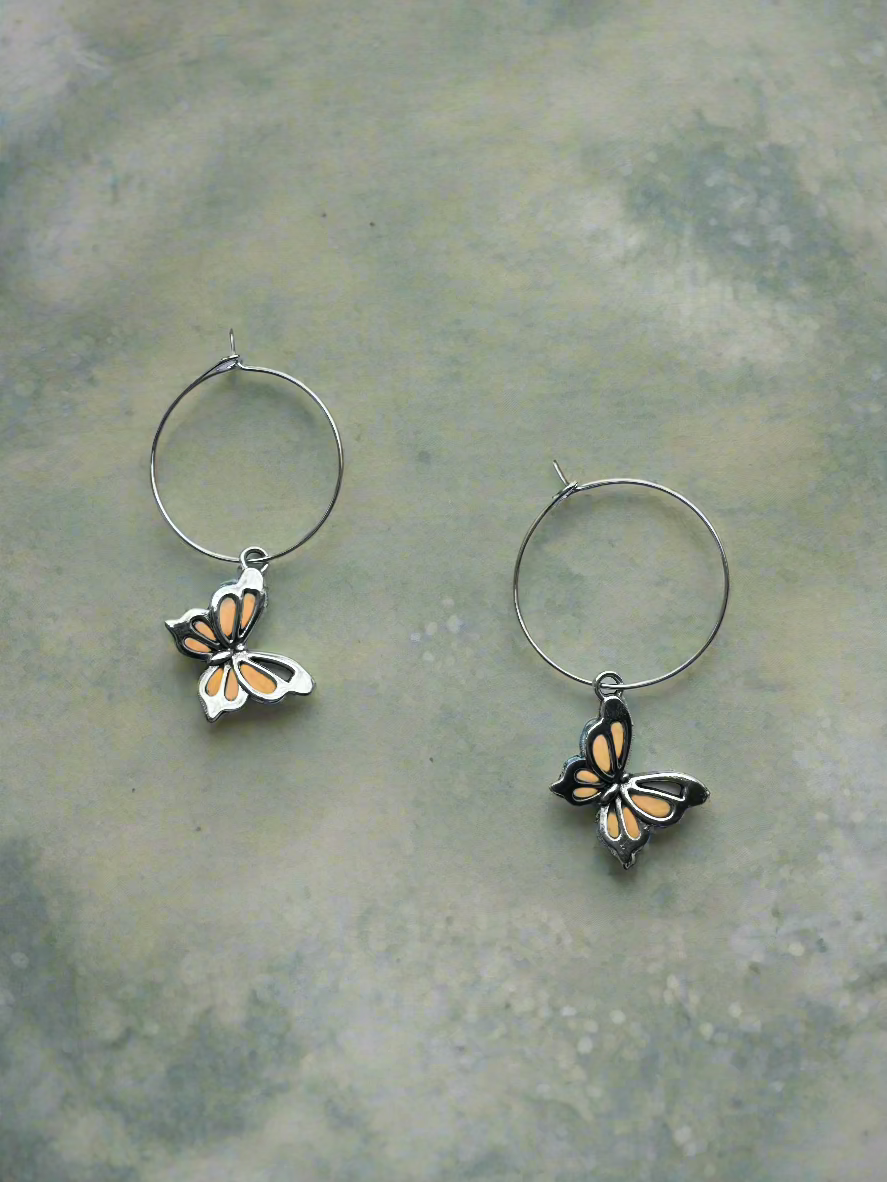 Butterfly Outline Earrings