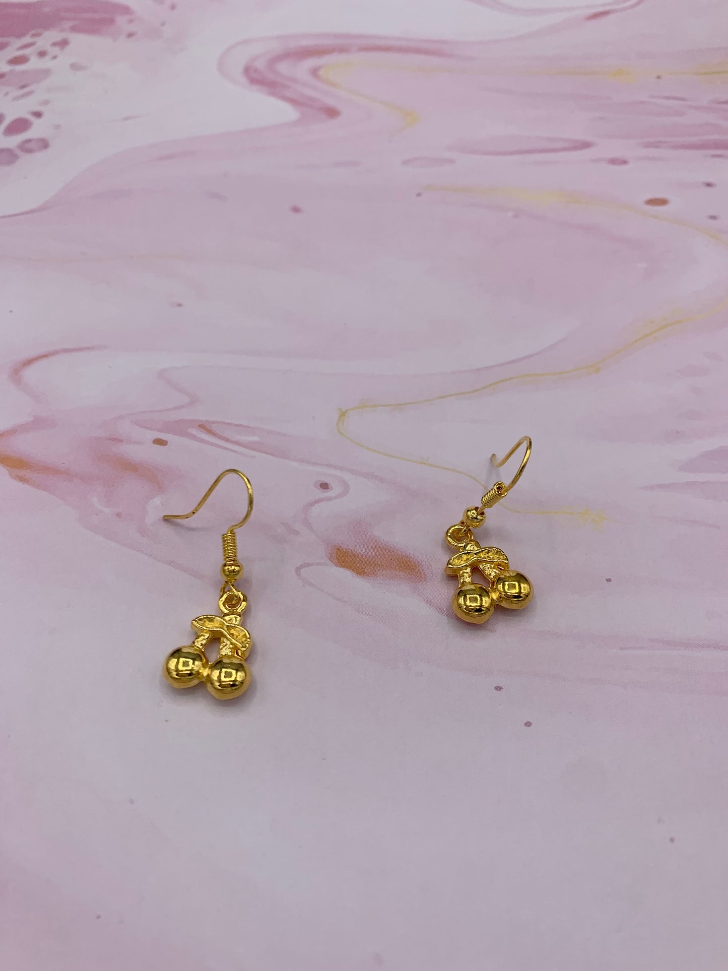 Cherry Gold Earrings