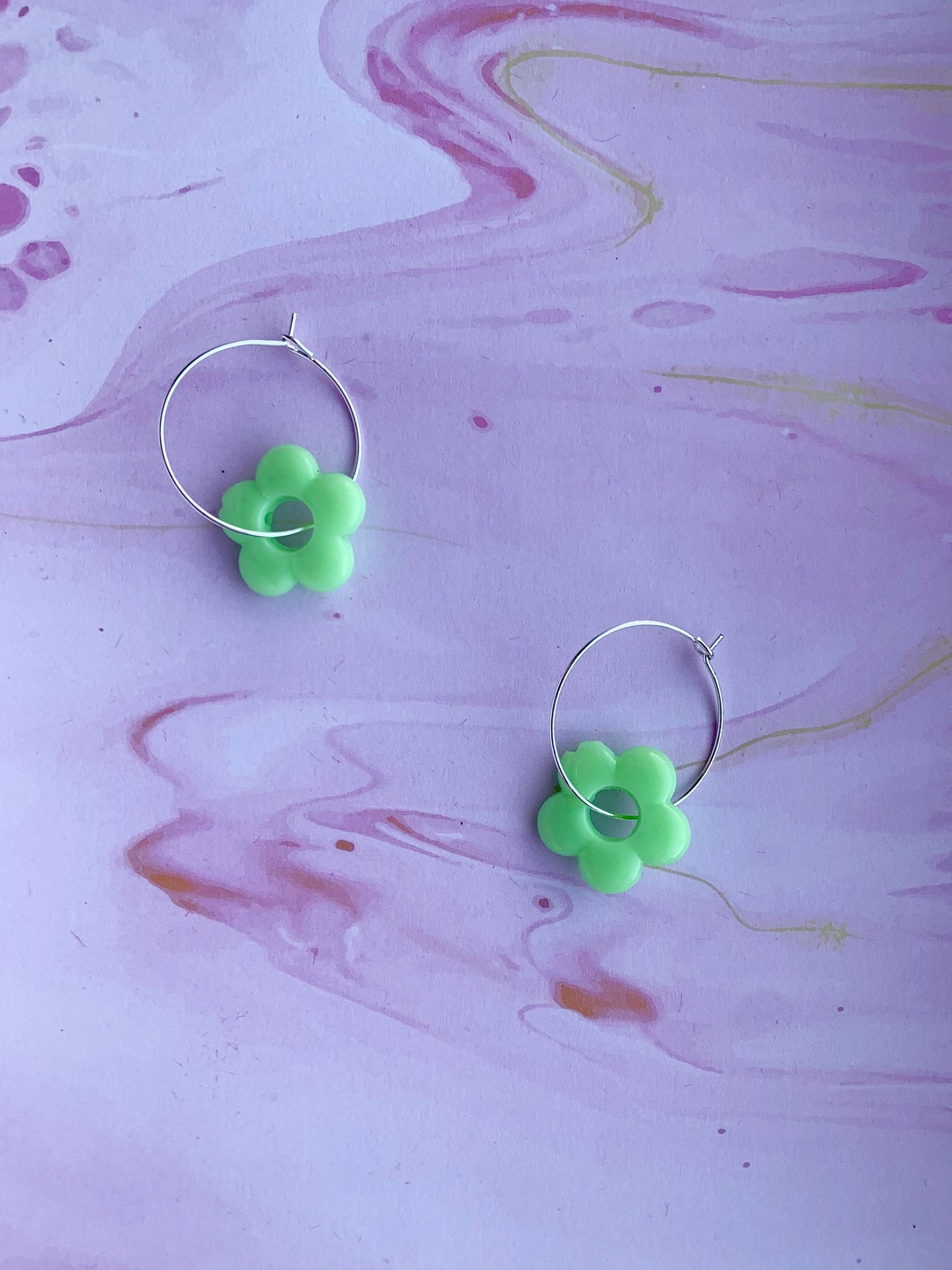 Pastel Flower Earrings