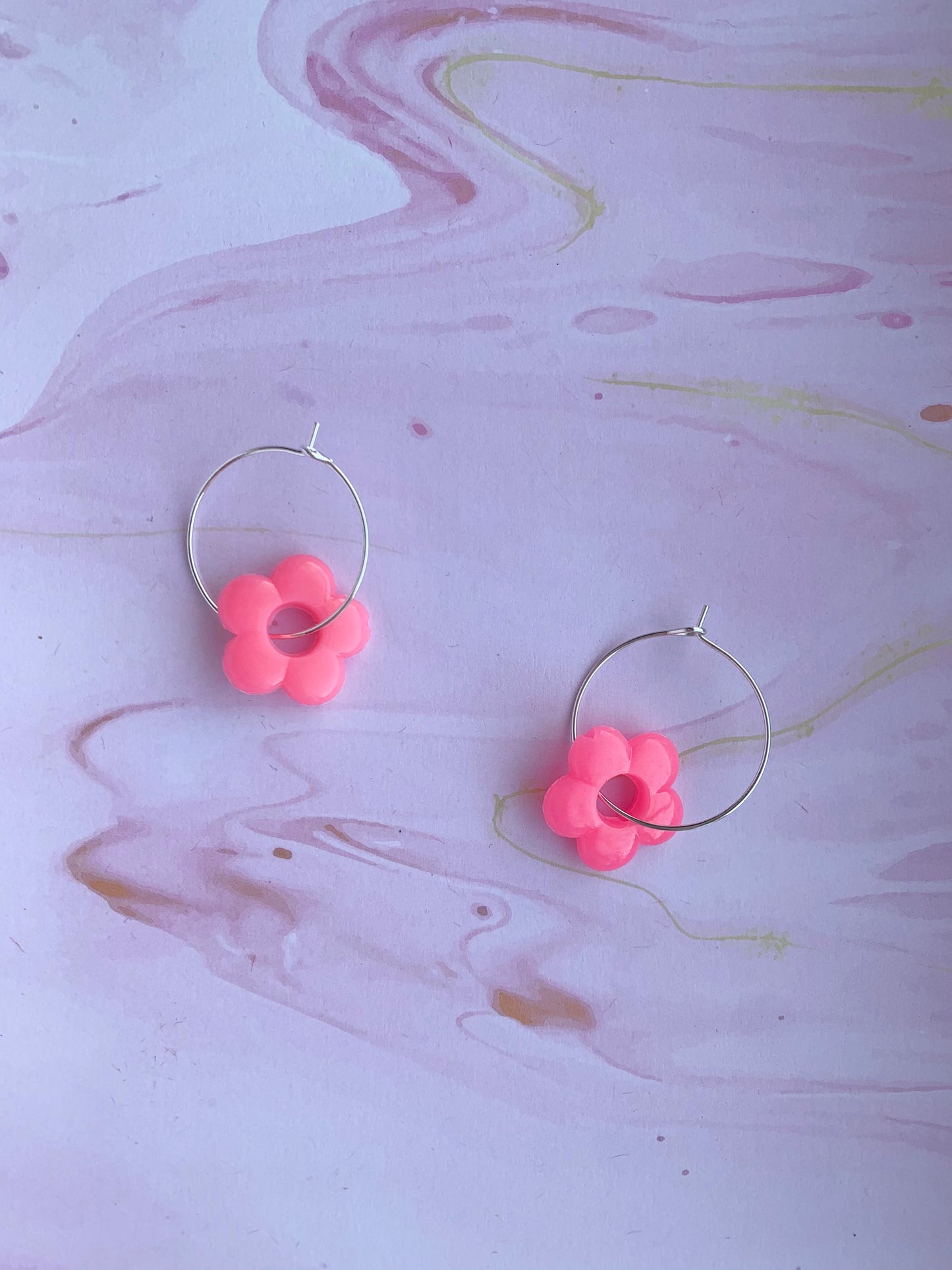 Pastel Flower Earrings