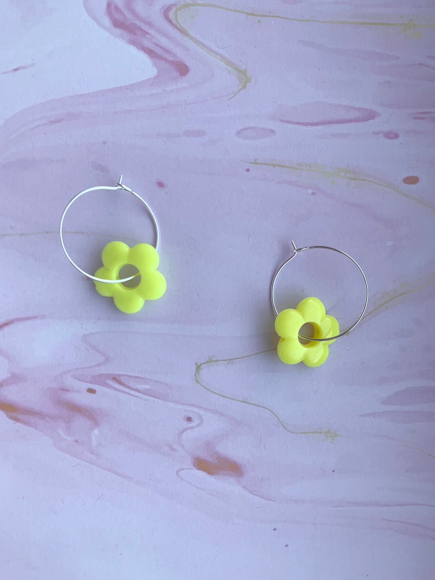 Pastel Flower Earrings
