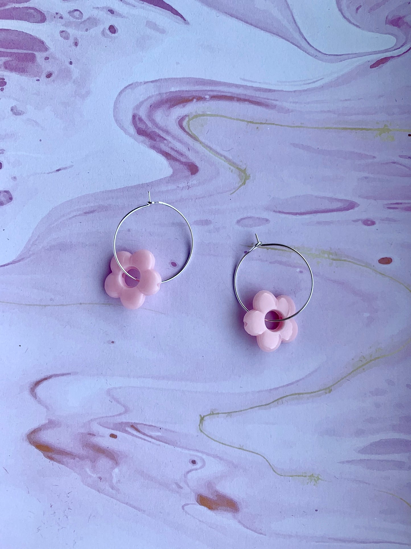 Pastel Flower Earrings