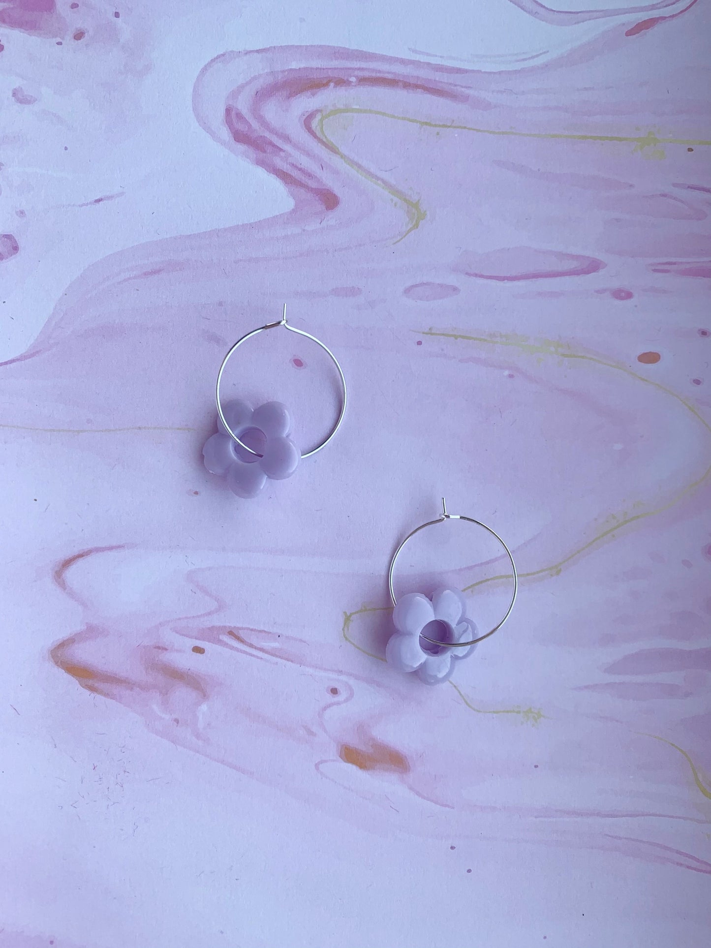 Pastel Flower Earrings