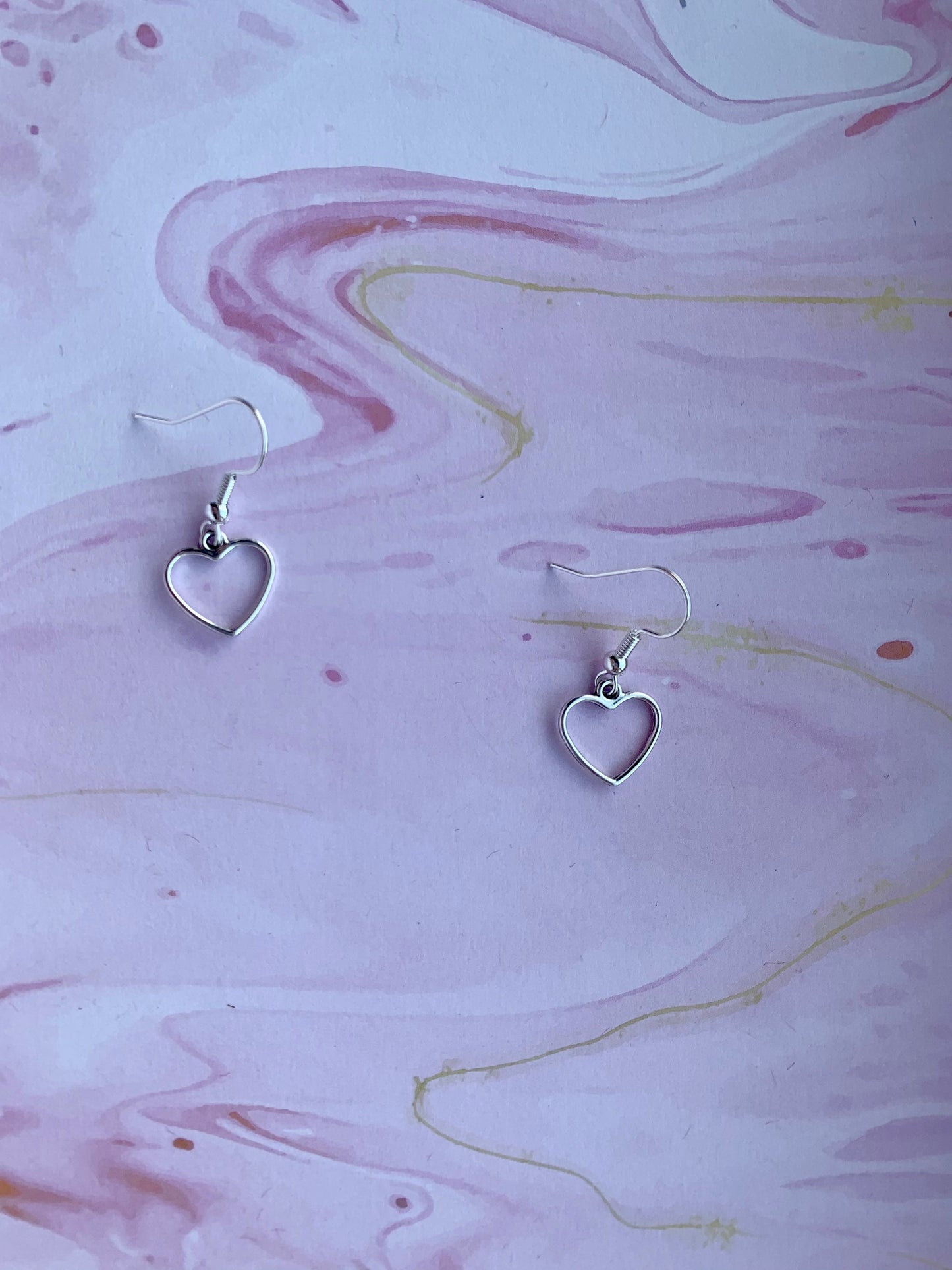 Heart Outline Earrings