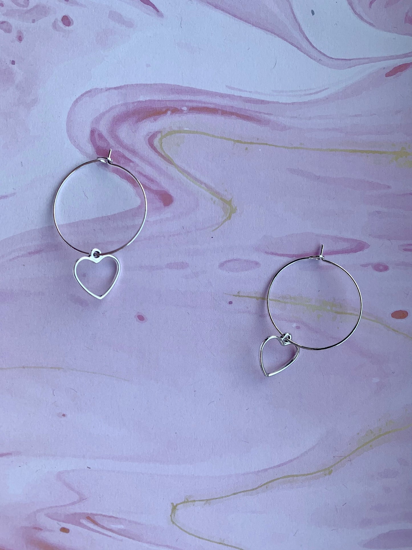 Heart Outline Earrings