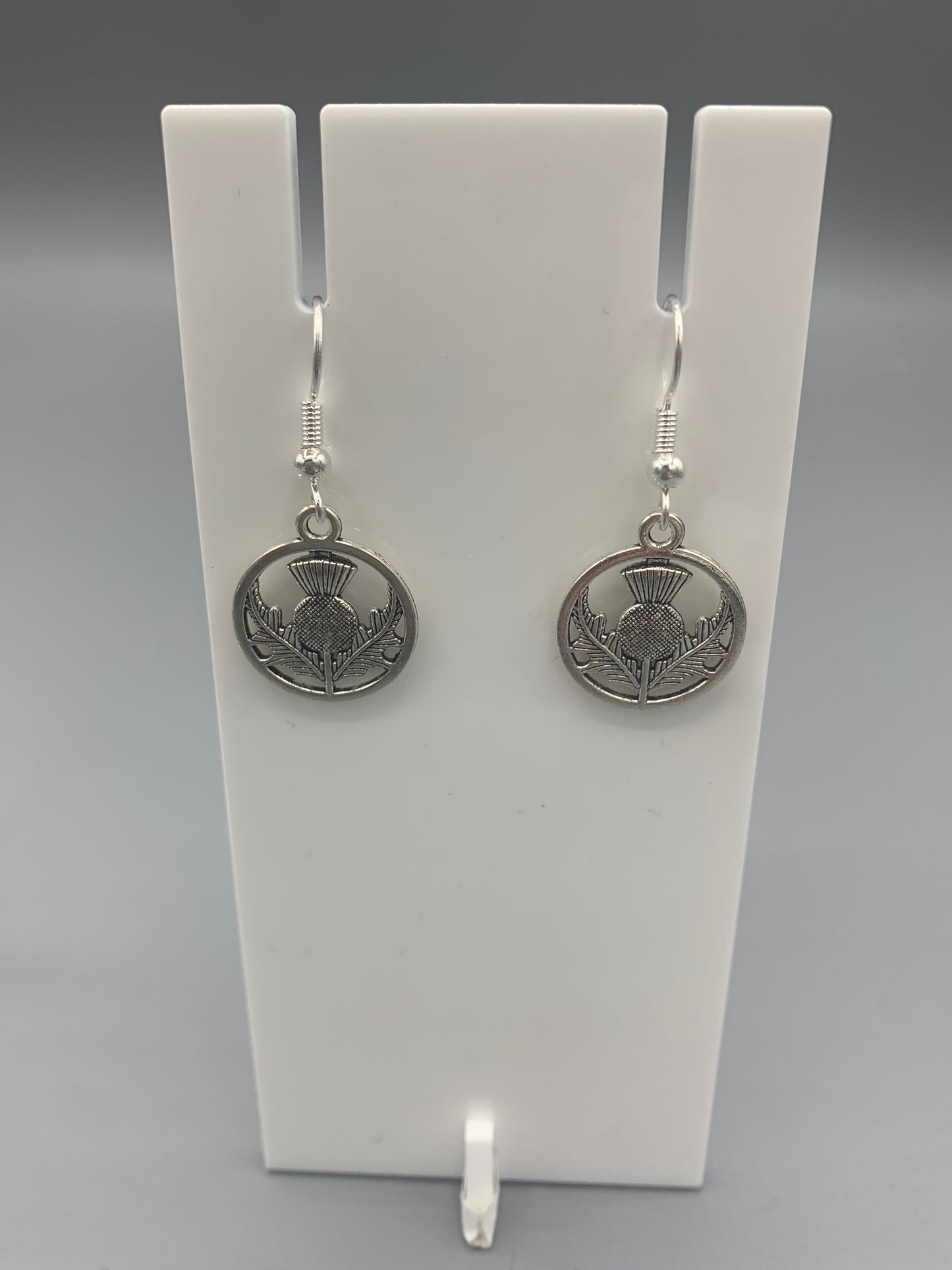 Thistle Circle Earrings
