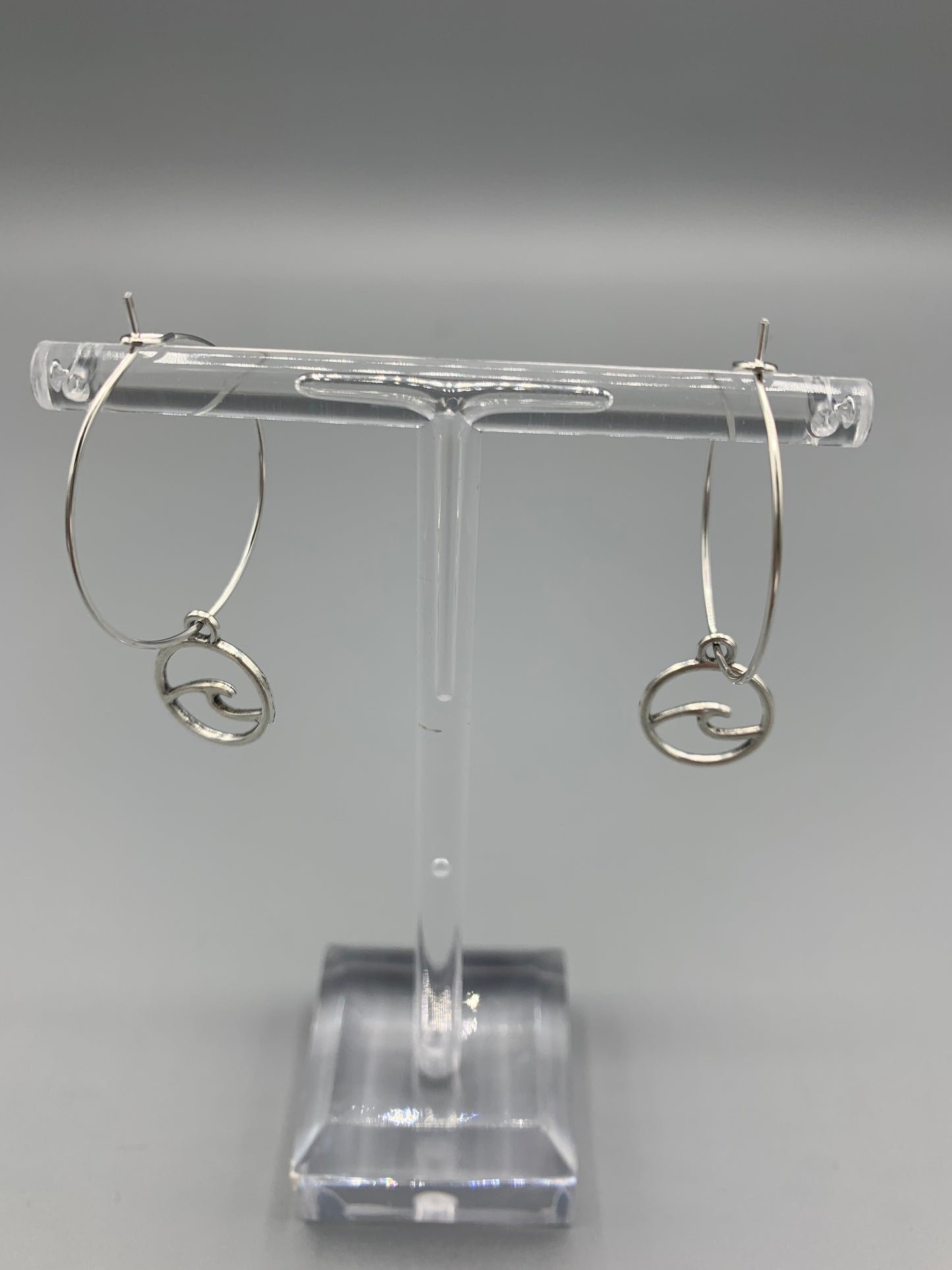Ocean Wave Outline Earrings