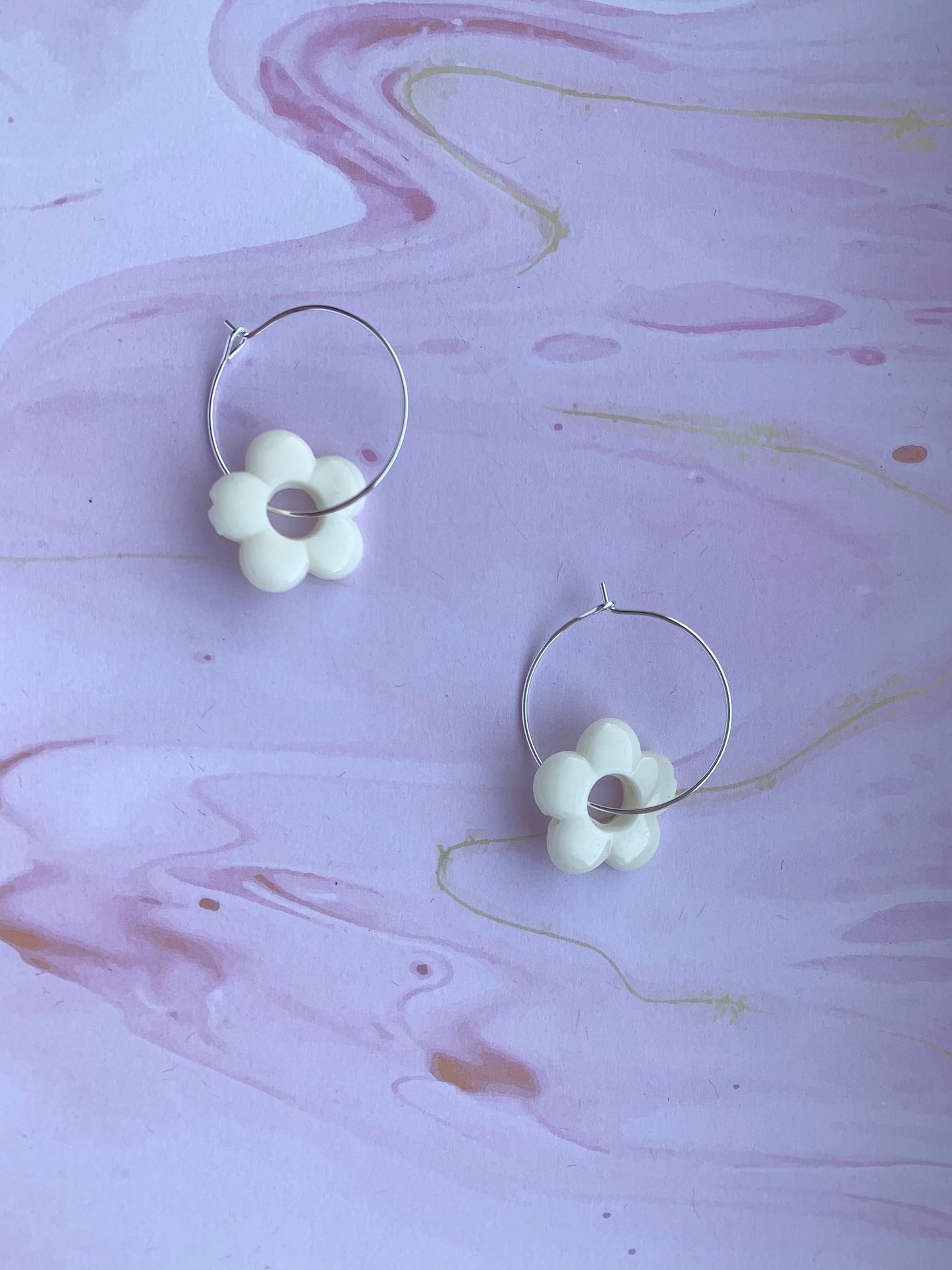 Pastel Flower Earrings
