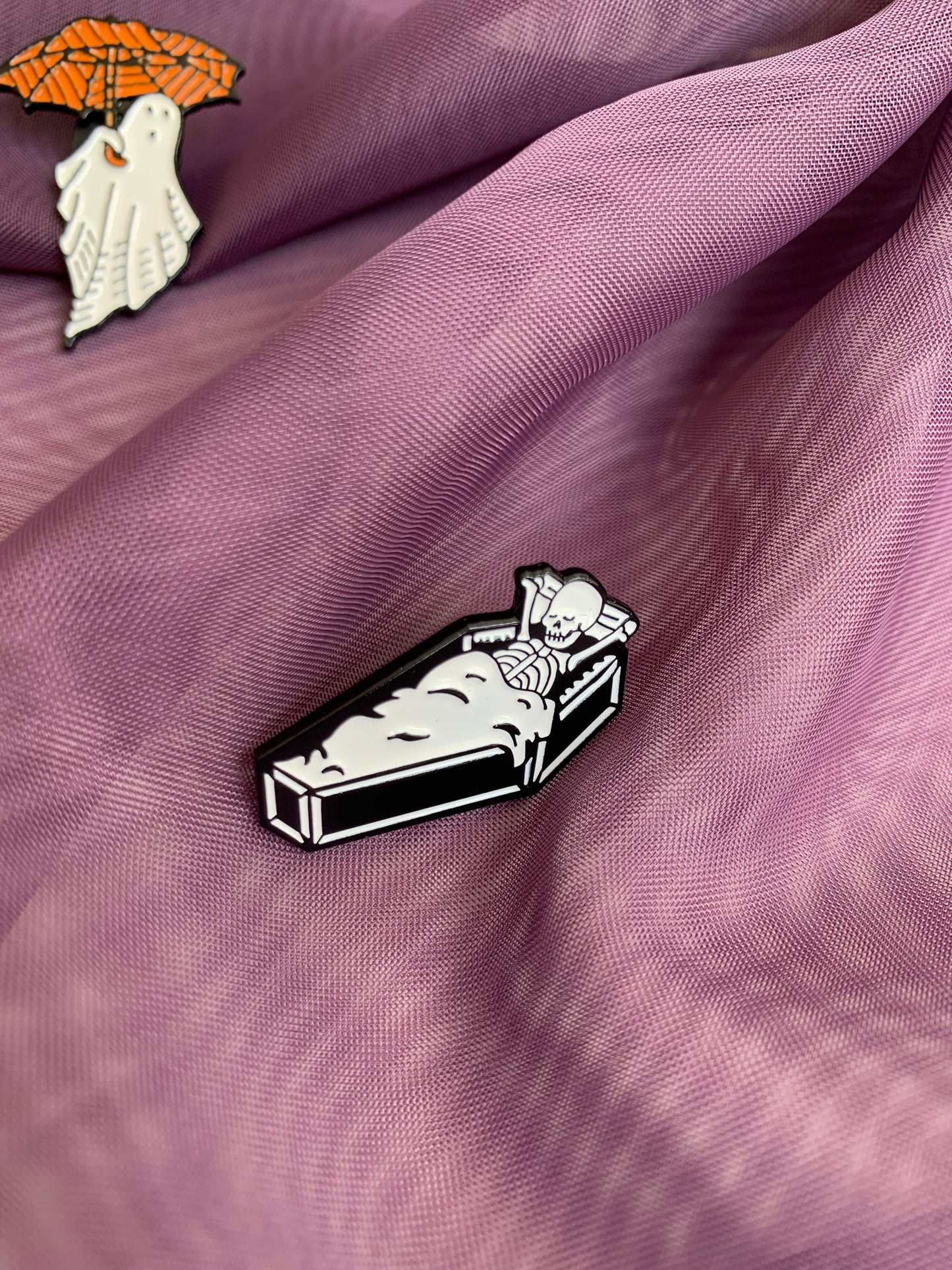 Dead Tired Pin Badge