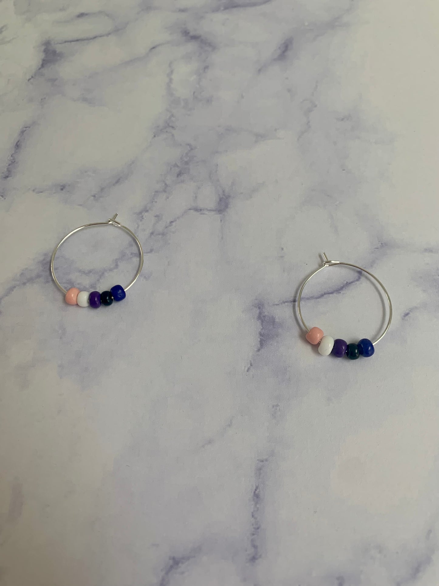 Genderfluid Bead Hoops