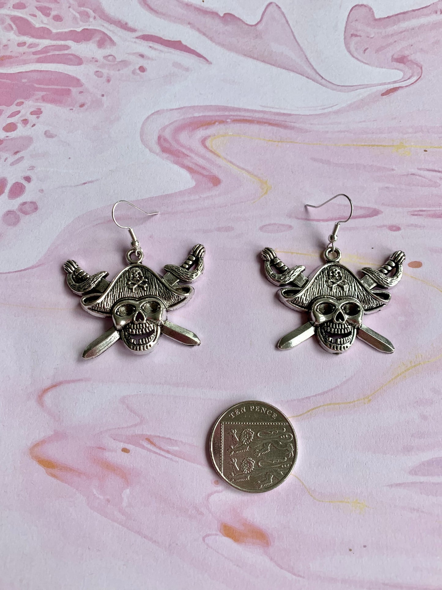 Pirate Skull Earrings
