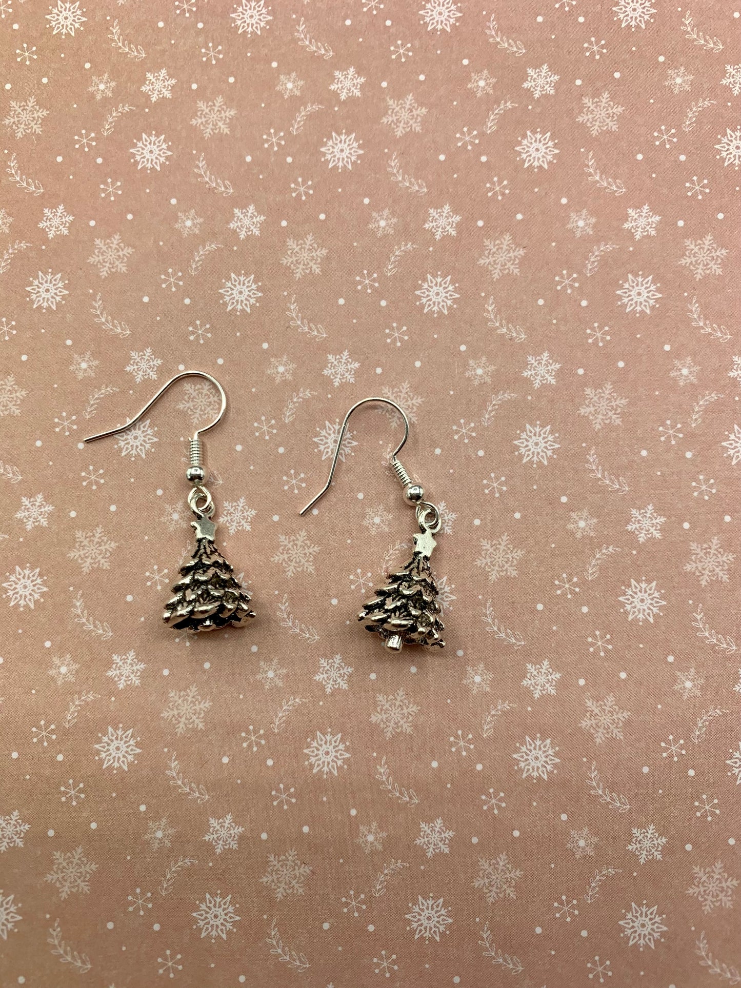 Christmas Tree Earrings 3D