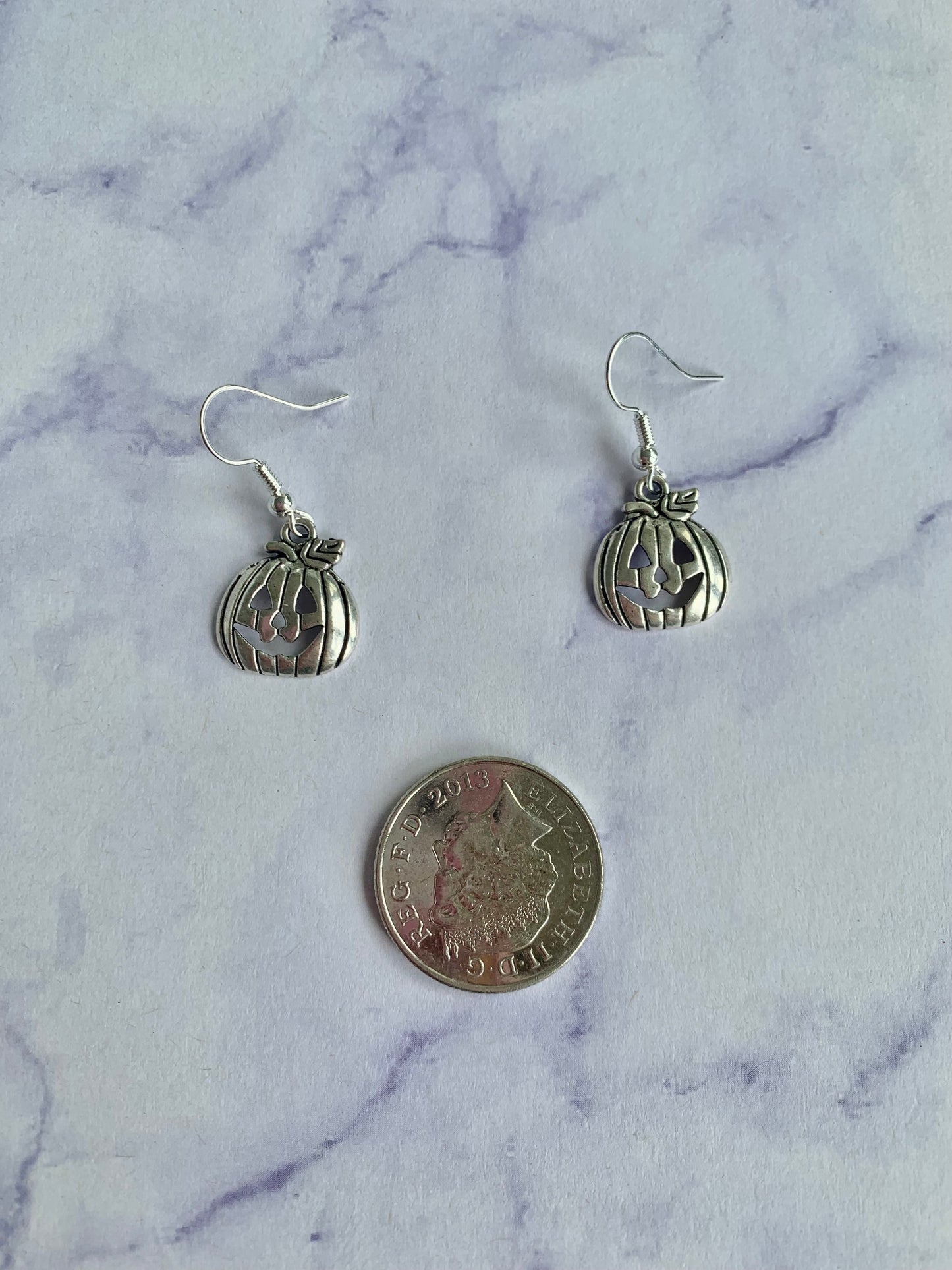 Large Pumpkin Earrings