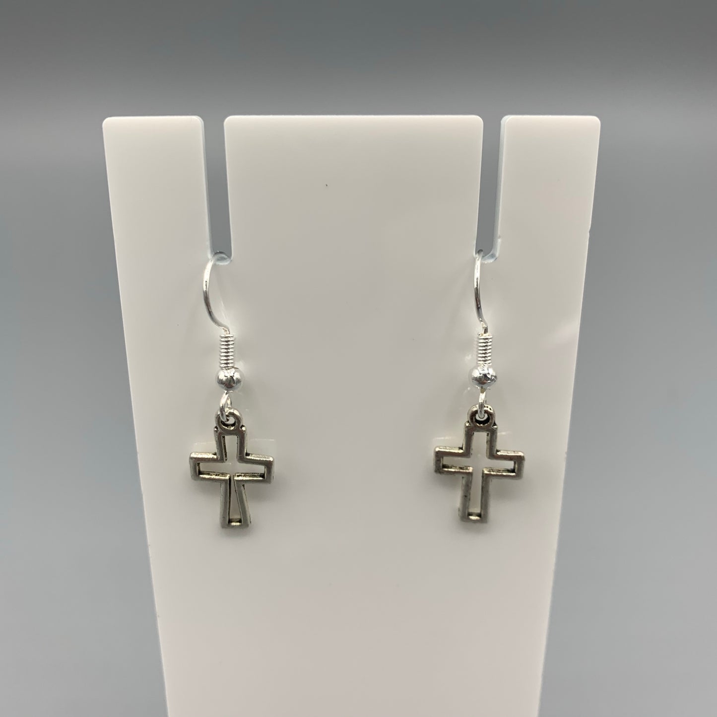 Cross Outline Earrings