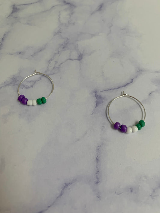 Genderqueer Hoop Earrings