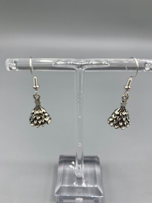 Christmas Tree Earrings 3D