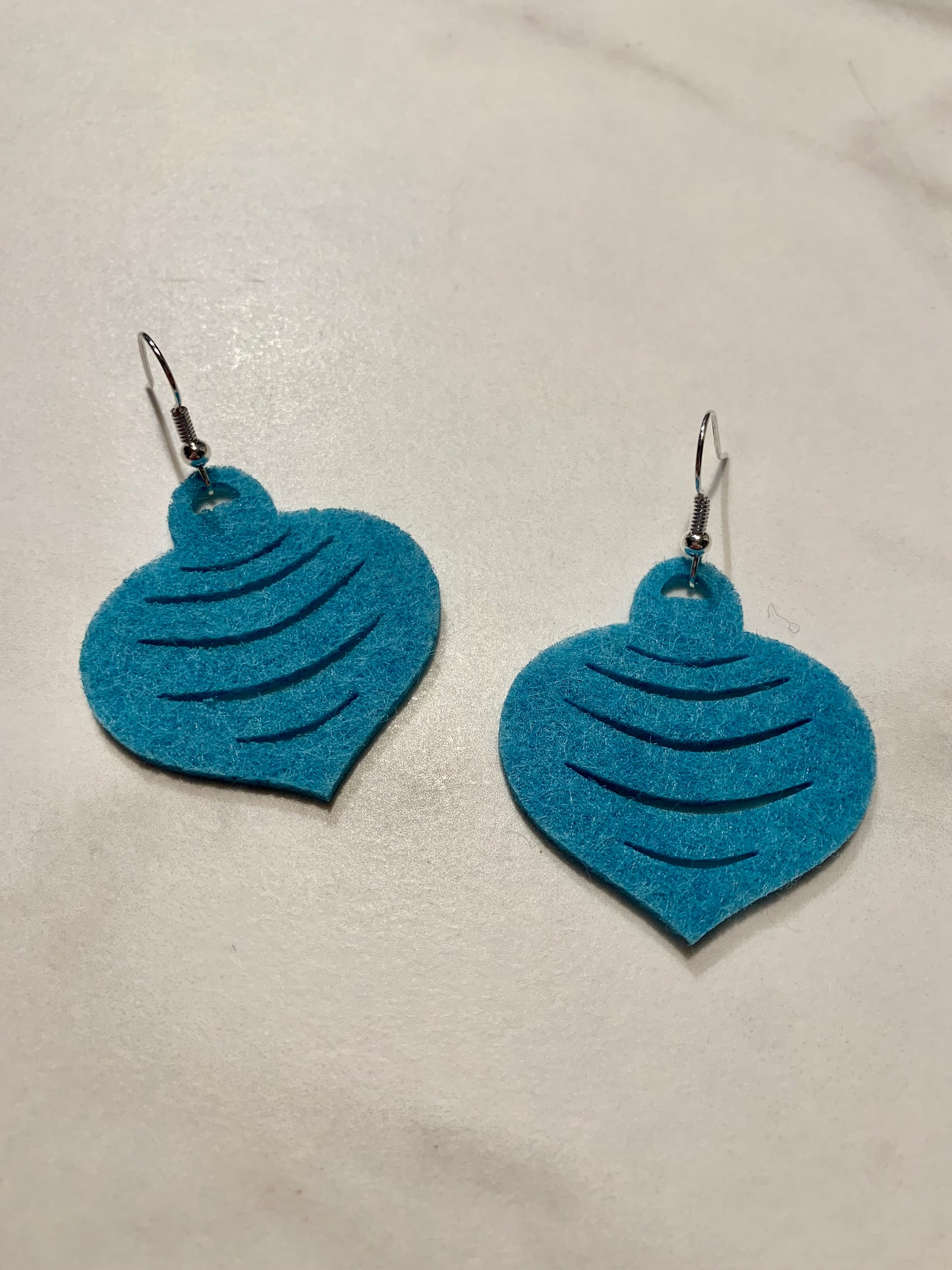 Felt Christmas Bauble Earrings