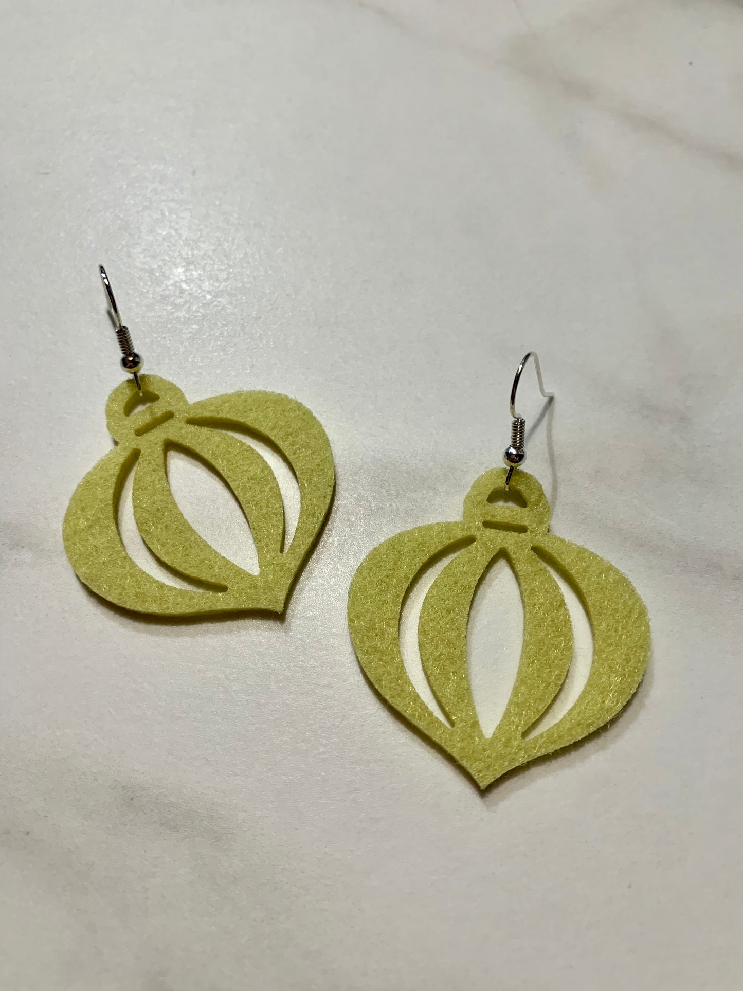 Felt Christmas Bauble Earrings