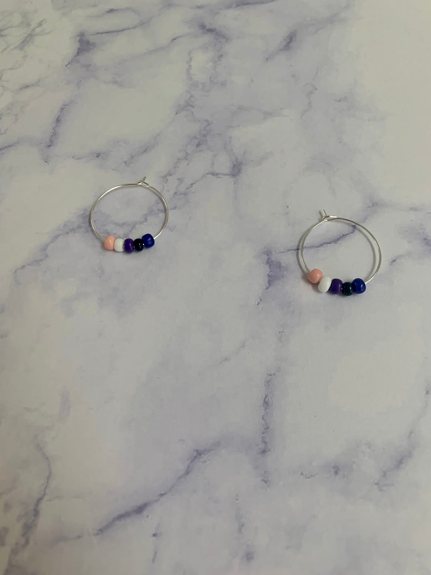 Genderfluid Bead Hoops