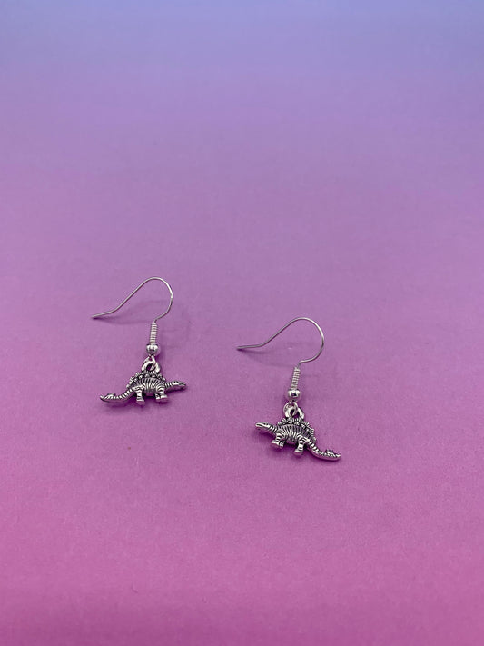 Stegosaurus Dinosaur Earrings