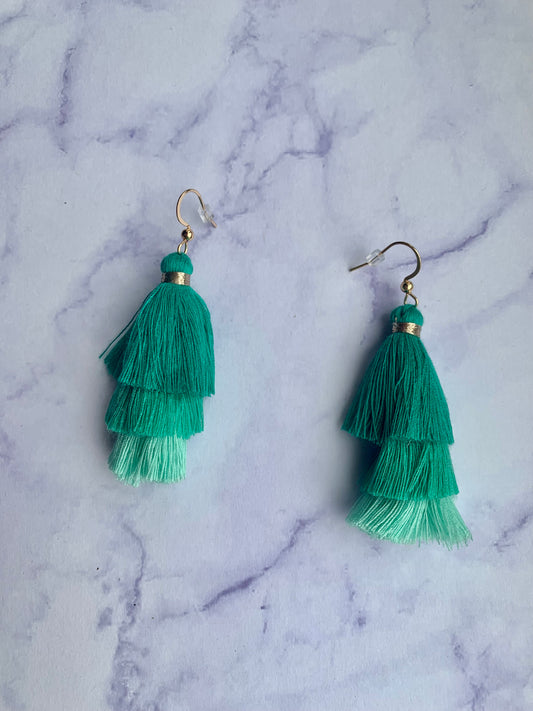 Multi-layer Tassel Earrings