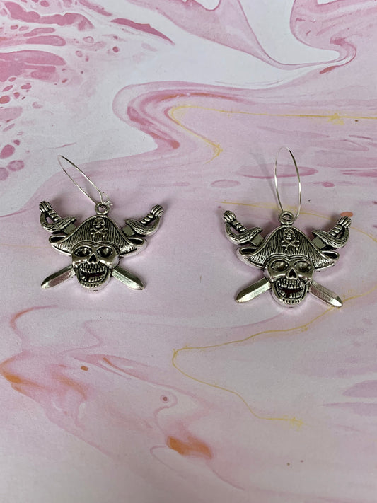 Pirate Skull Earrings