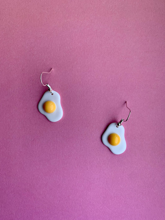 Fried Egg Earrings