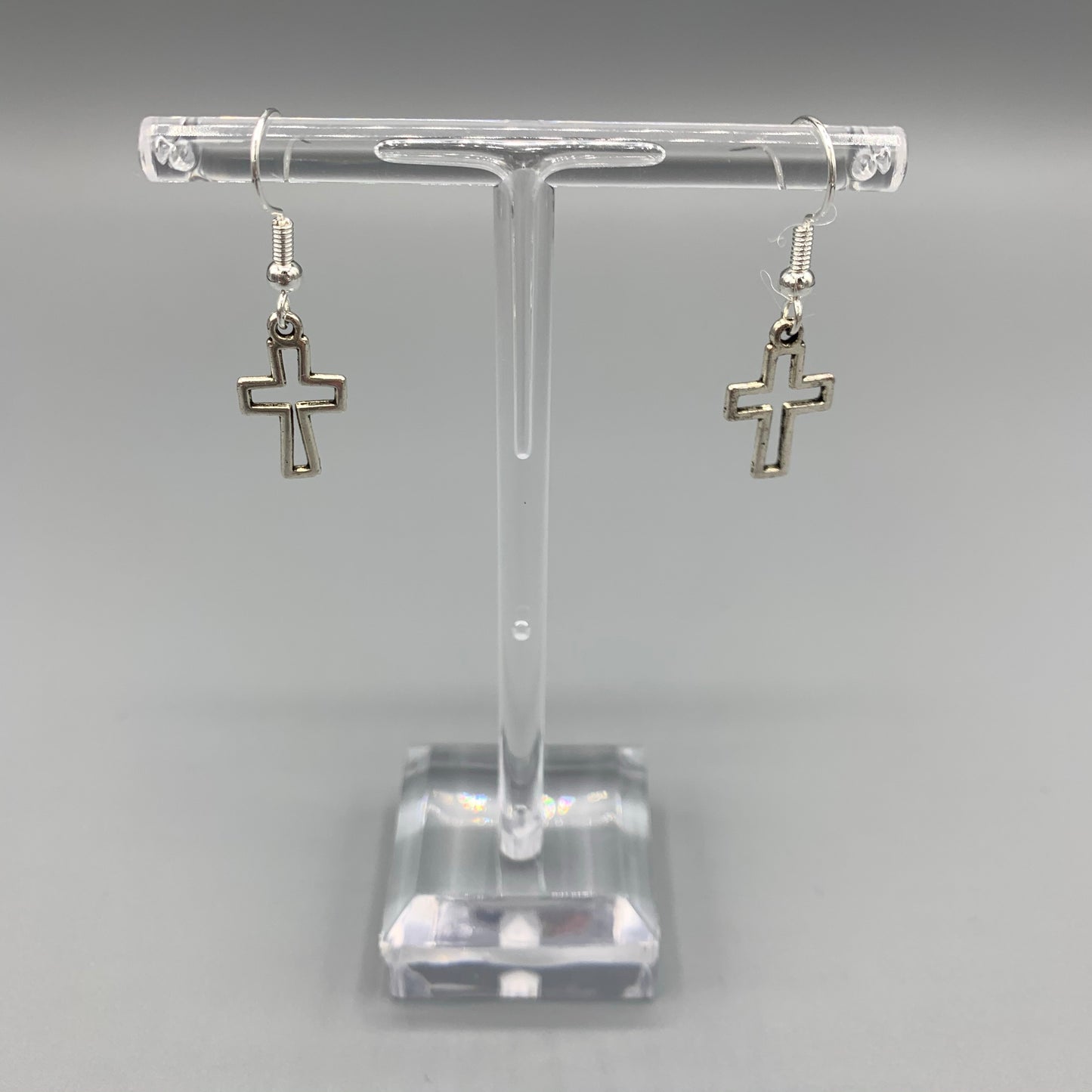 Cross Outline Earrings