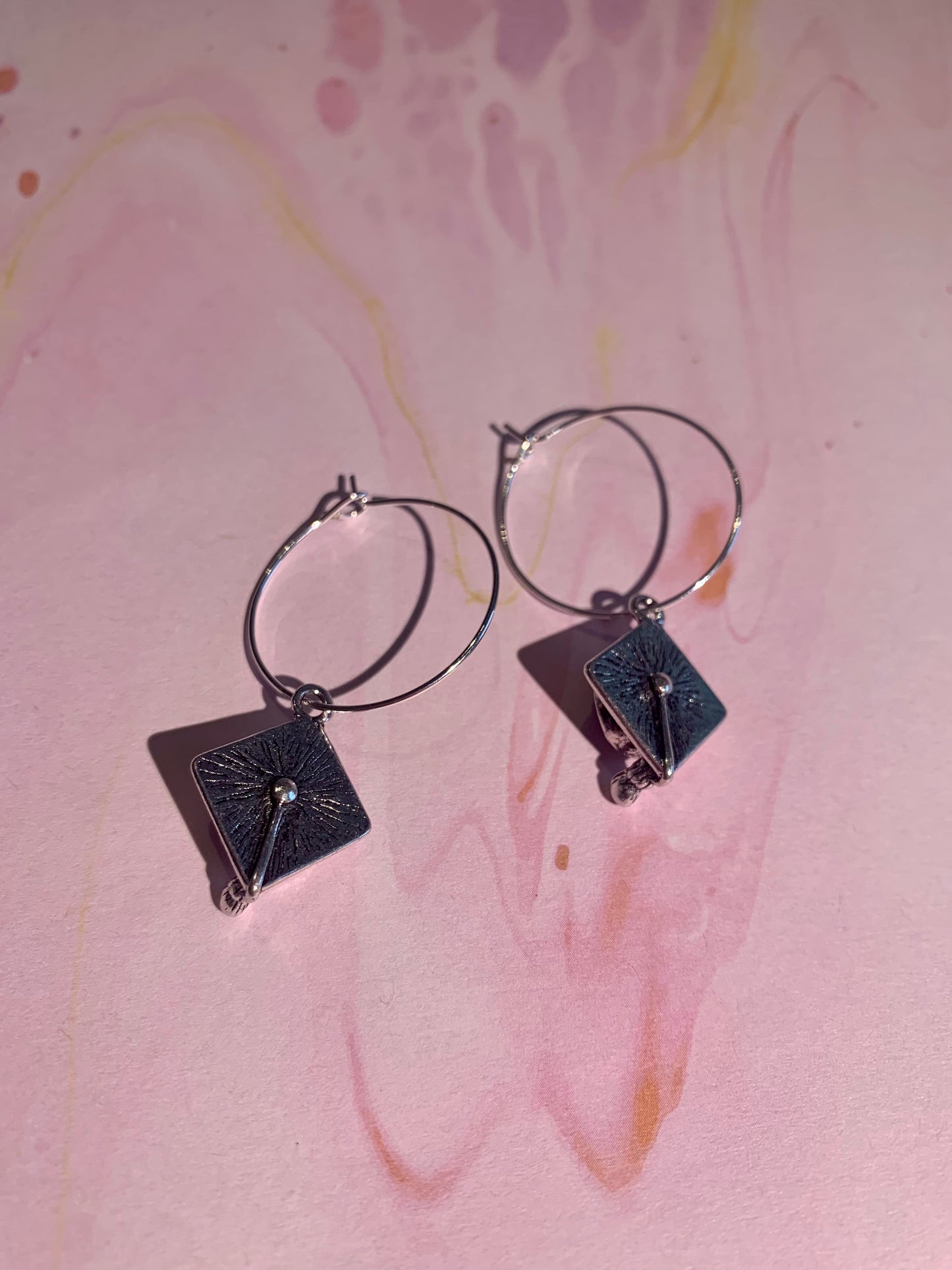 Graduation Cap Earrings