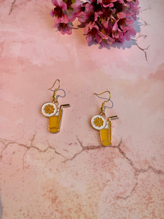 Orange Juice Earrings
