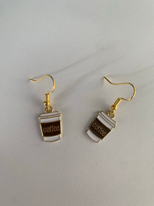 Coffee Earrings