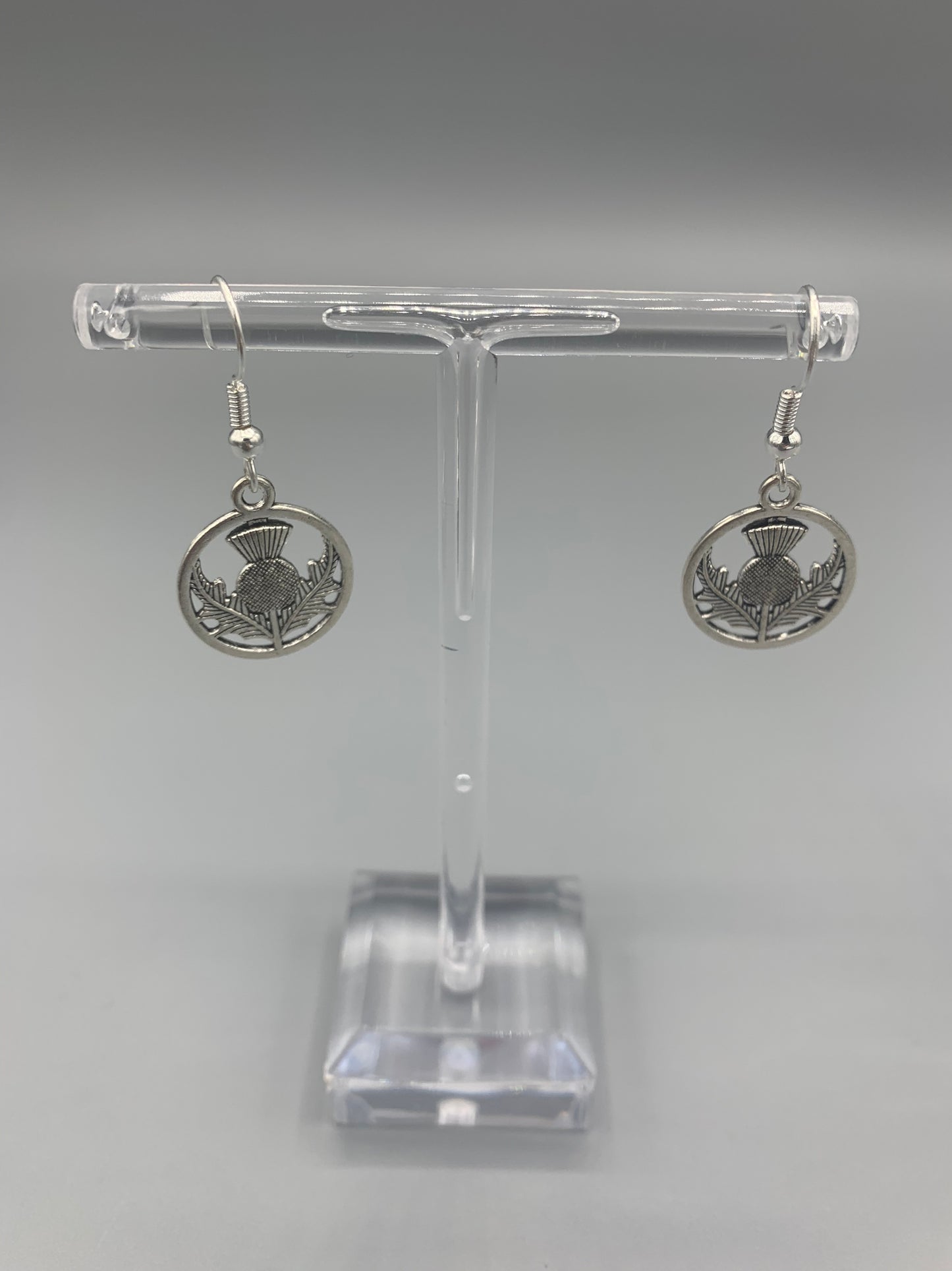 Thistle Circle Earrings