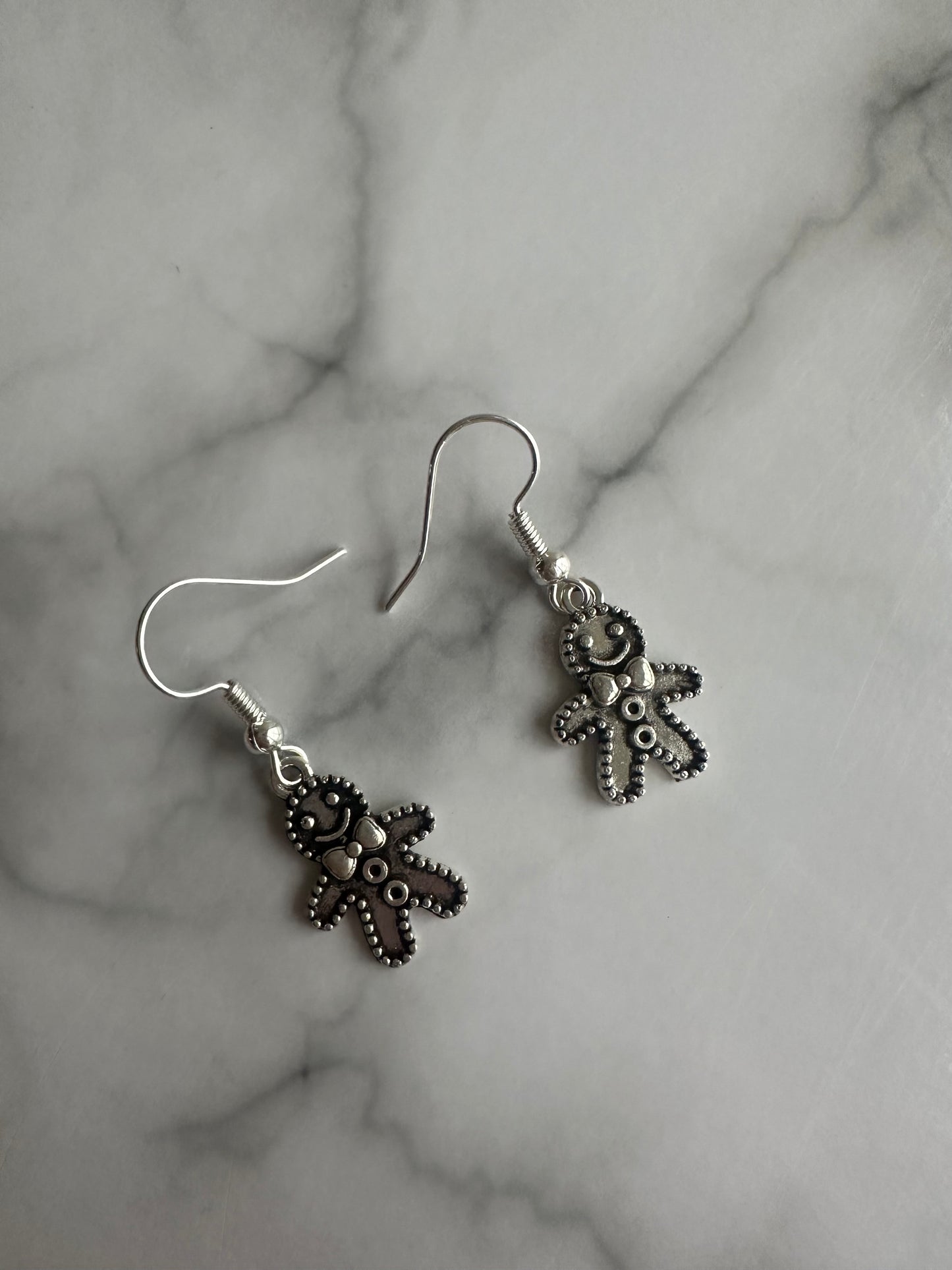 Gingerbread Man Earrings