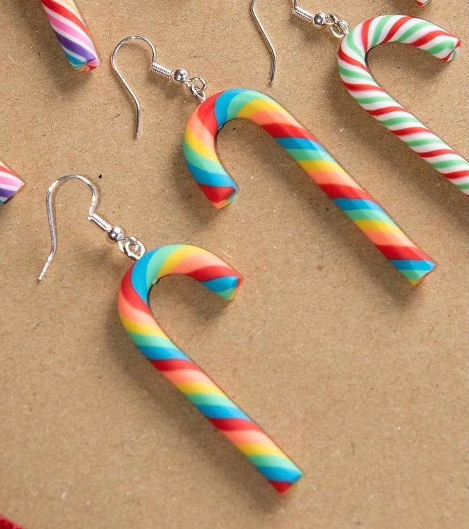 Candy Cane Earrings