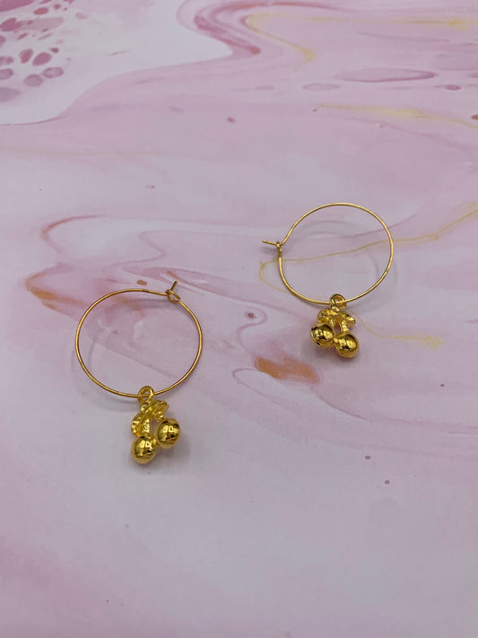 Cherry Gold Earrings