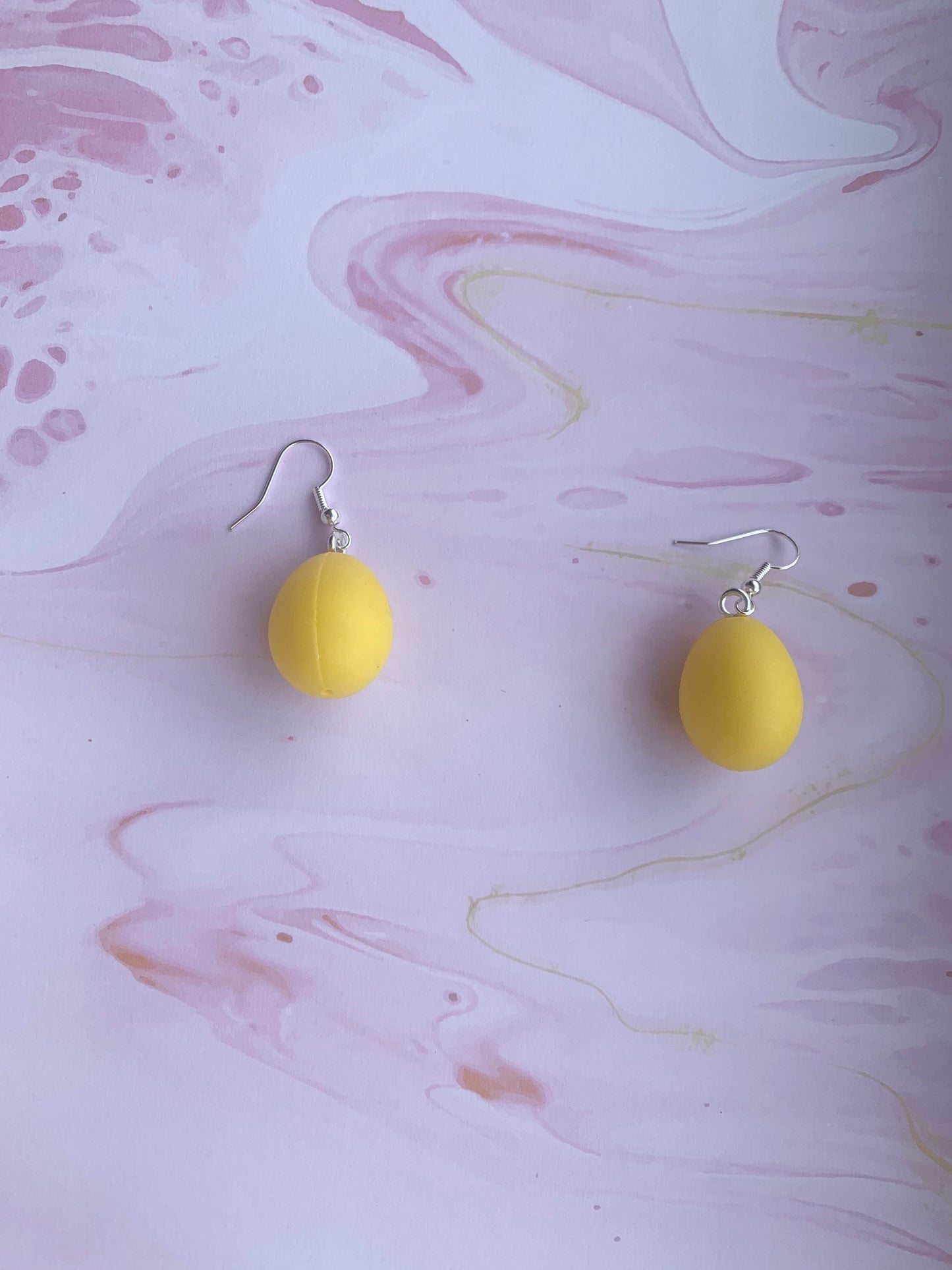Mini Speckled Egg Earrings