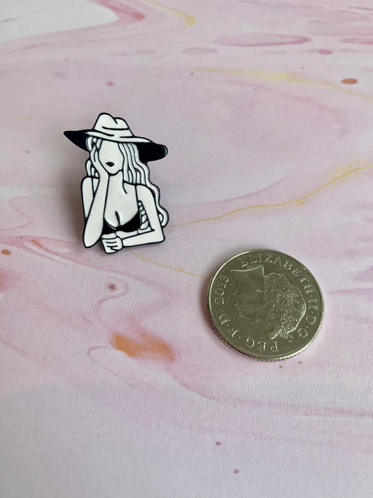 Pretty Person Pin Badge