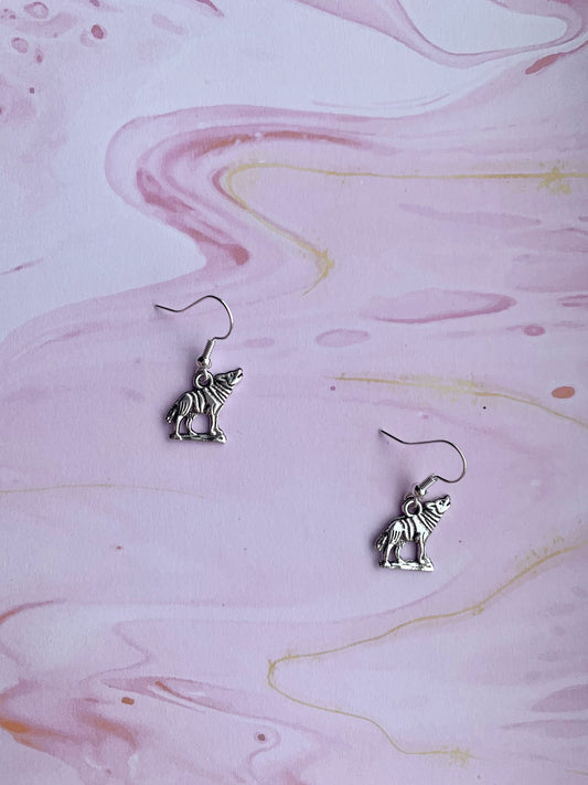 Howling Wolf Earrings