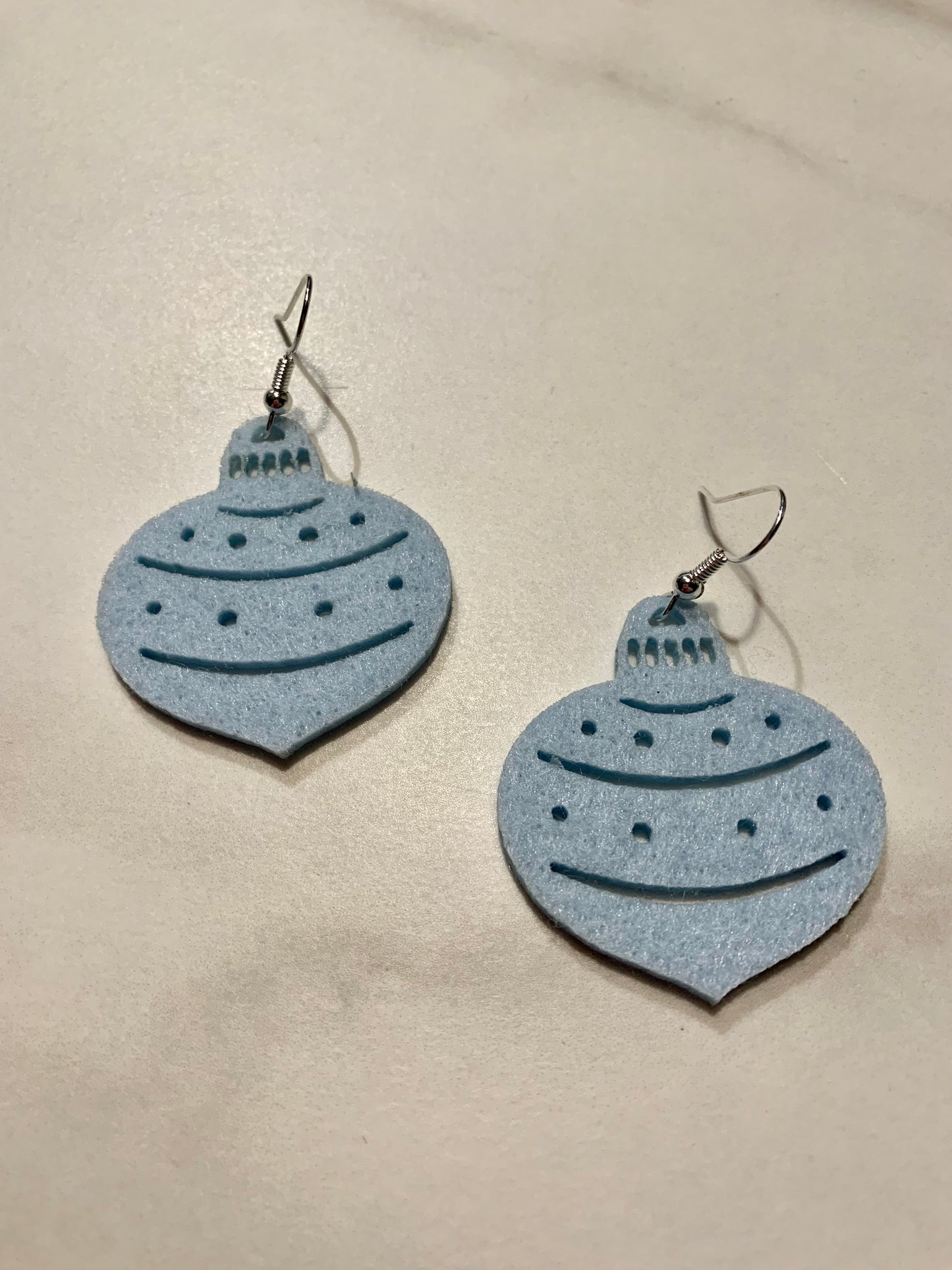 Felt Christmas Bauble Earrings