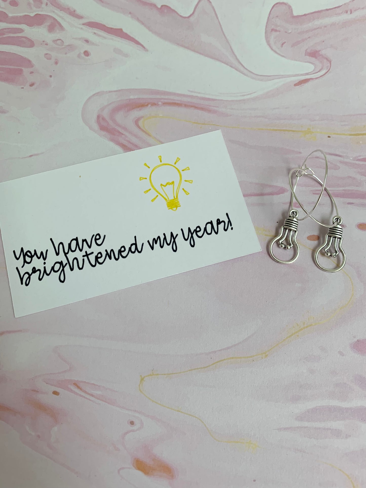 Bright Ideas Light Bulb Earrings