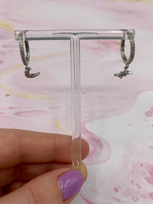 Star and Moon Earrings