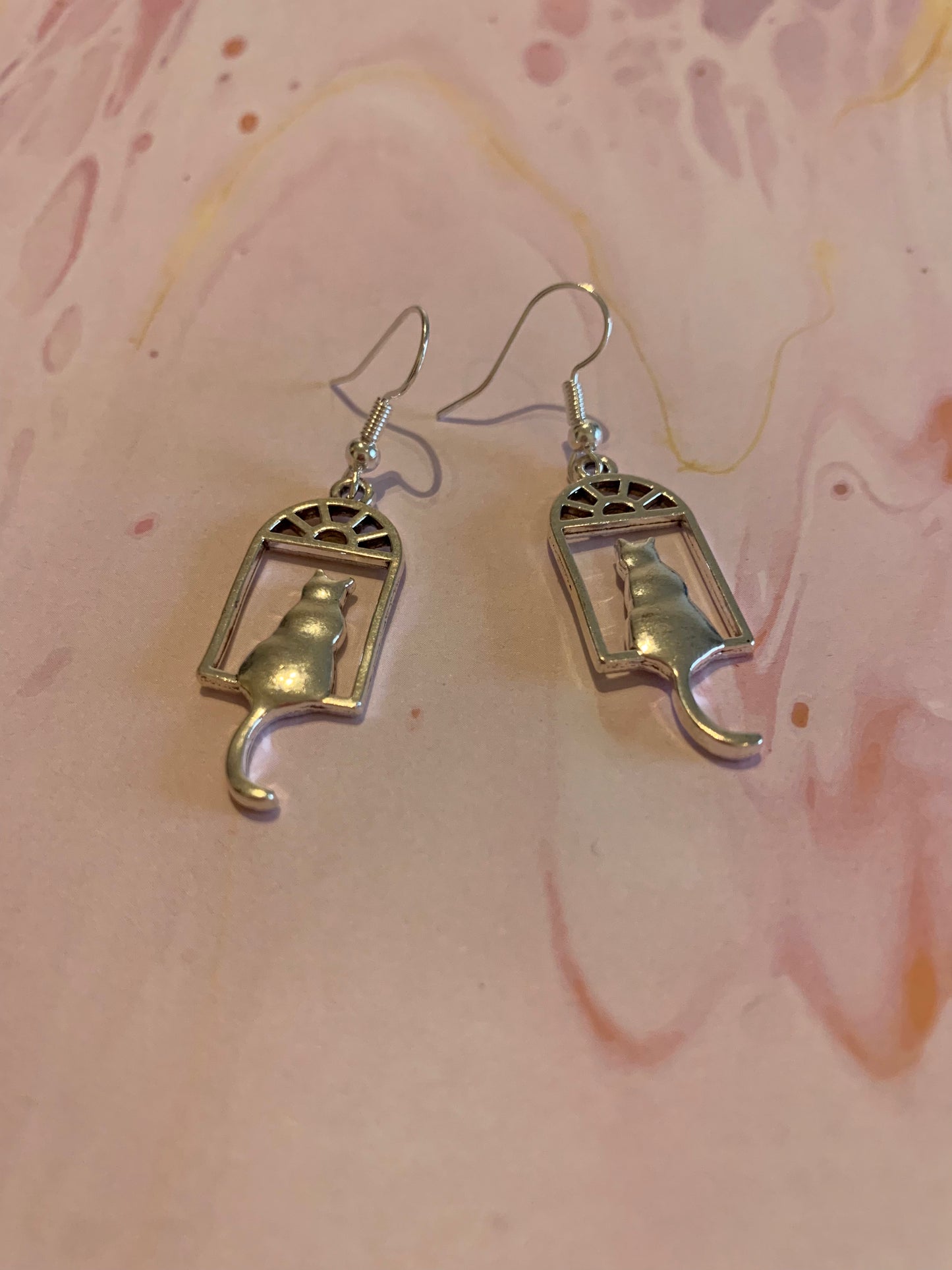 Cat Silhouette Earrings