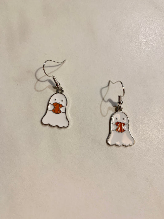Pumpkin Ghost Earrings