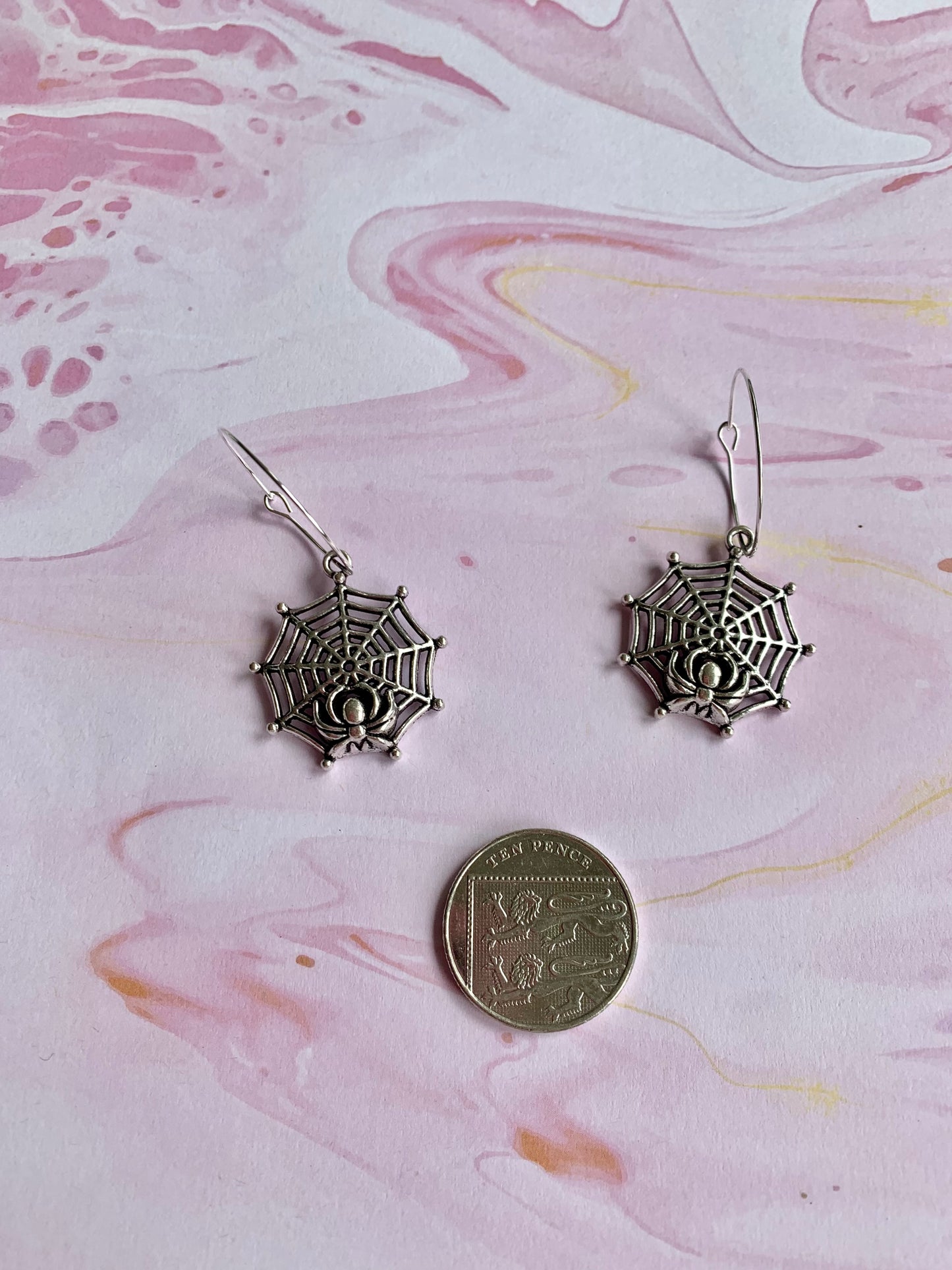 Spider Web Earrings
