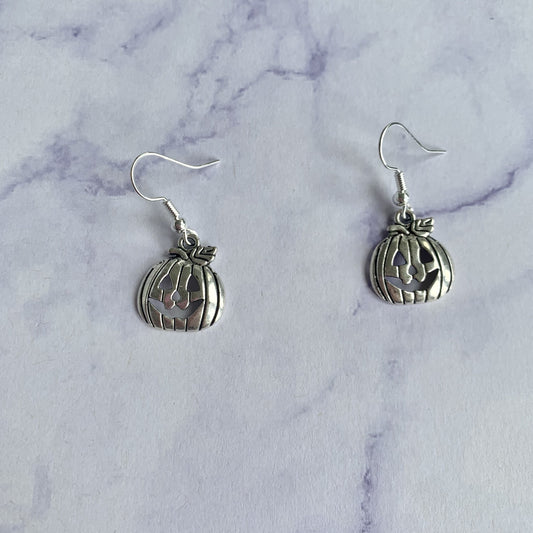 Large Pumpkin Earrings
