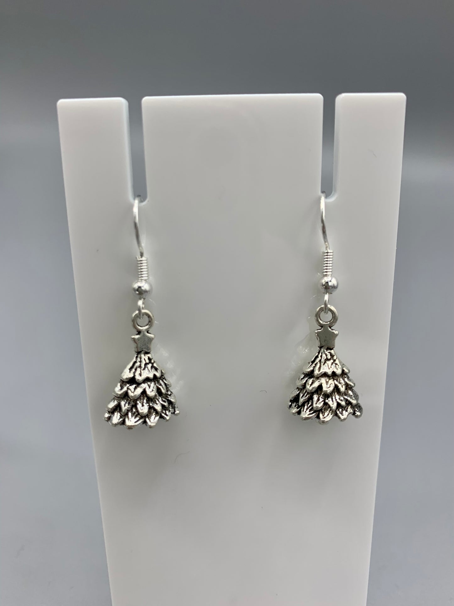 Christmas Tree Earrings 3D