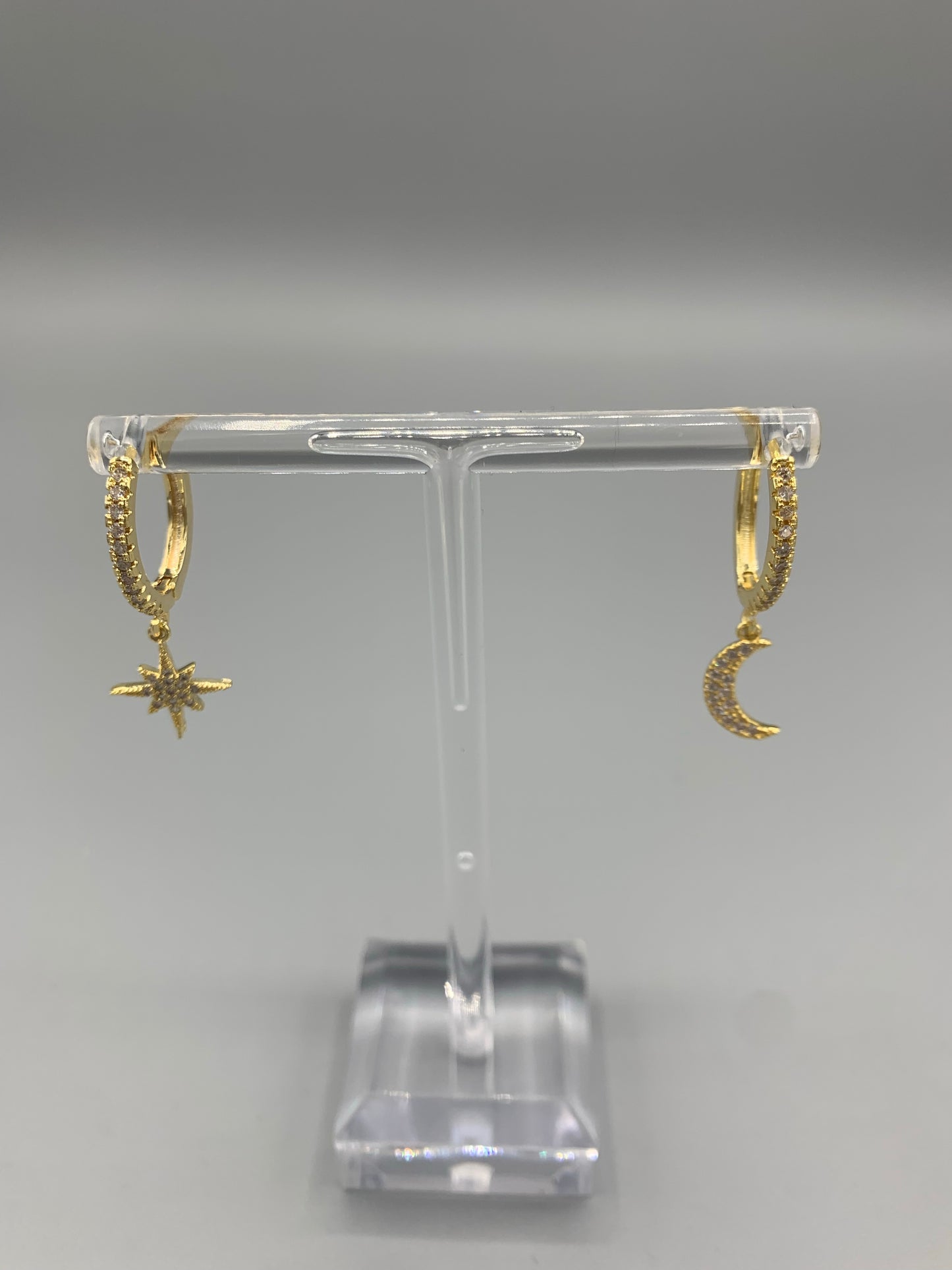 Star and Moon Earrings